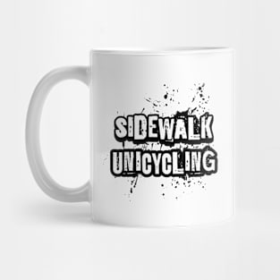 Sidewalk Unicycling Mug